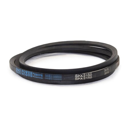 D&D SPA2150 Metric V-Belt, 2150mm Outside Length, 13 mm Top Width, 10 mm Thickness, 1 Ribs SPA2150
